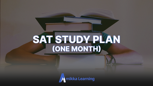 1 Month SAT Study Plan 2026: Week-by-Week Schedule That Works