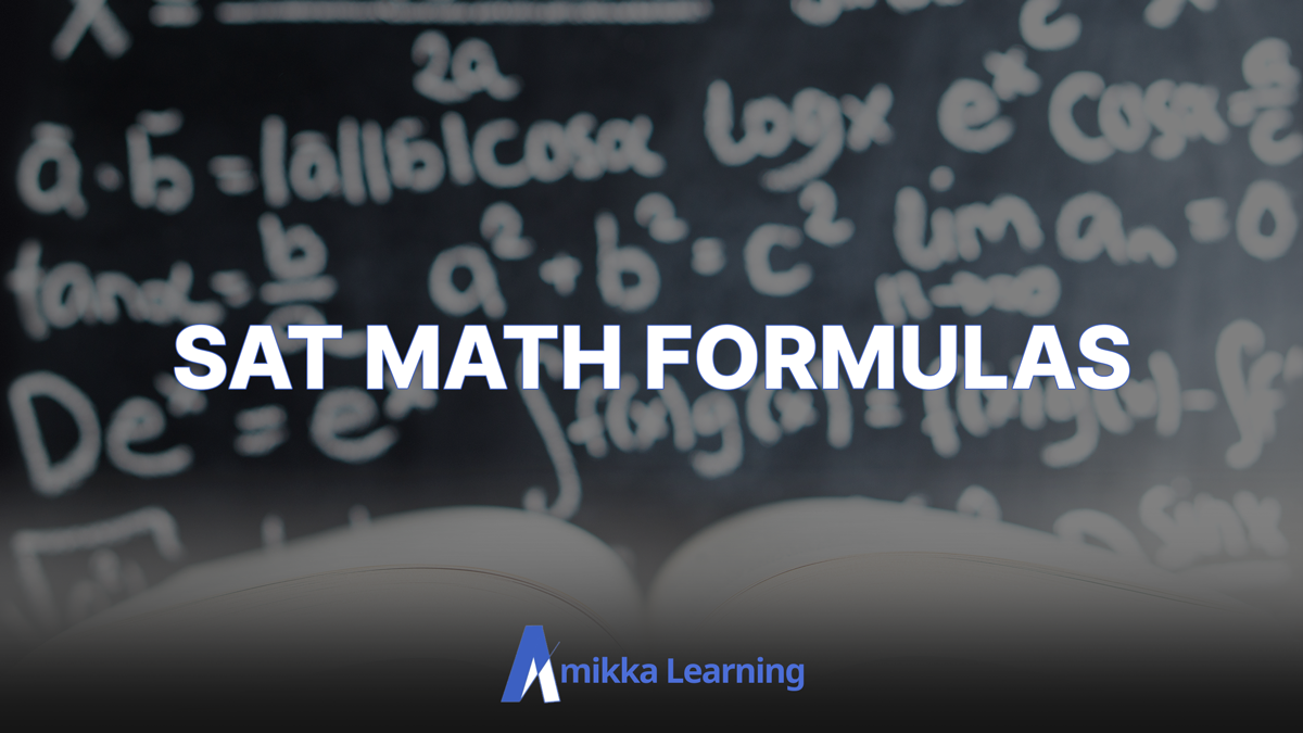 SAT Math Formulas You Must Know Before the Test
