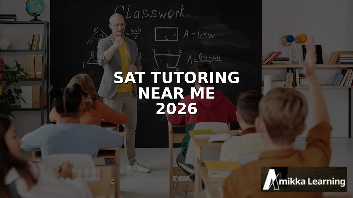 SAT Tutoring Near Me: How to Find the Right Tutor in 2026